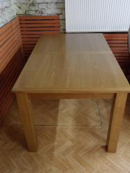 Bővíthetö bükk tömörfa asztal 